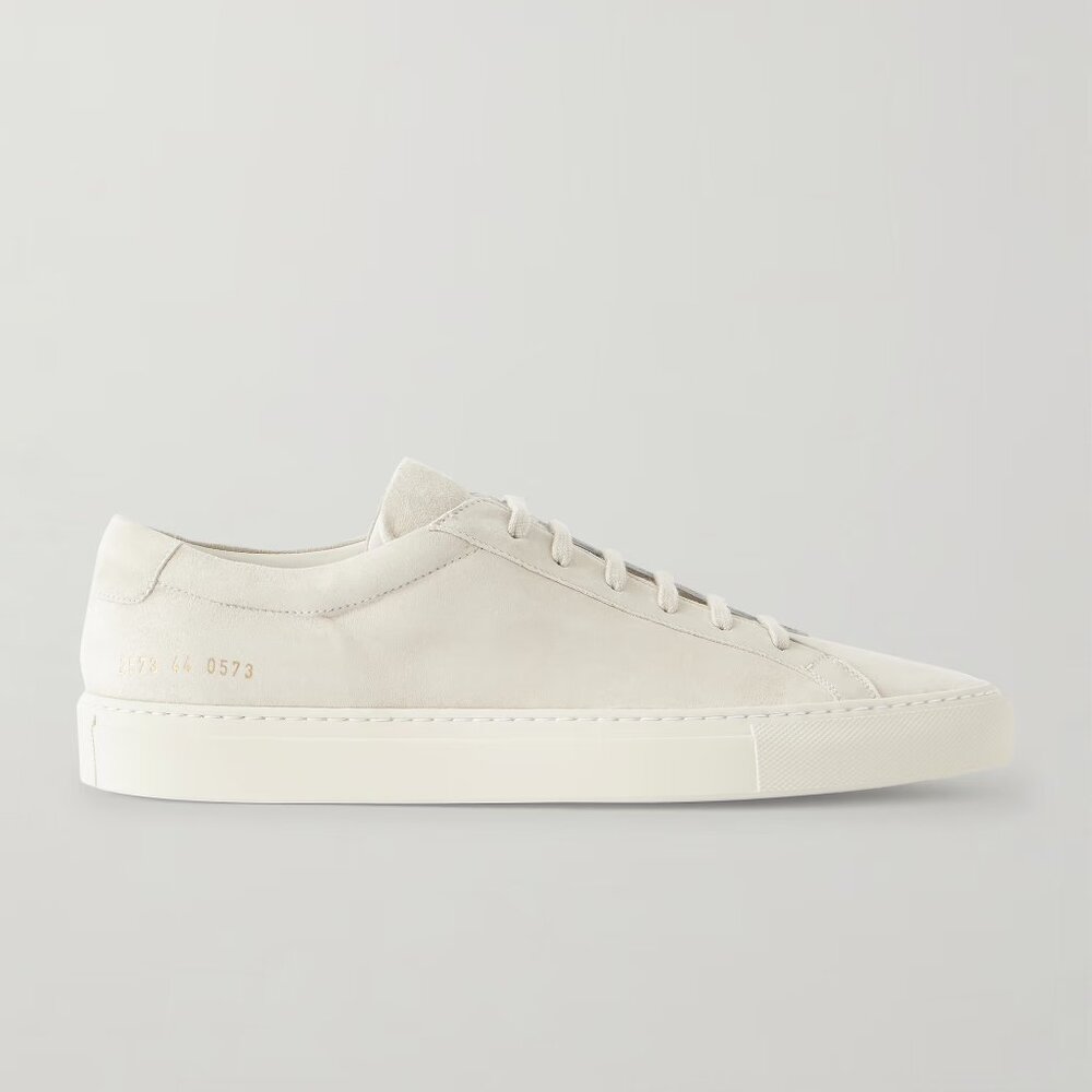 Common projects // Achilles Slim Premium Suede Sneakers